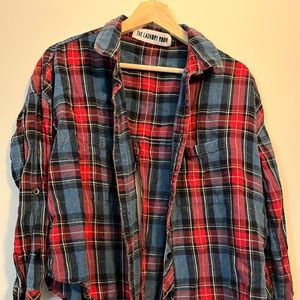 Laundry Room plaid shirt